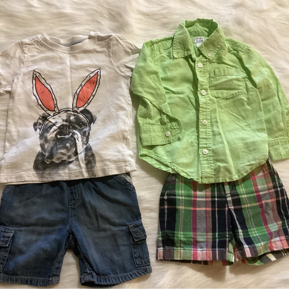 Gymboree short sets-Easter